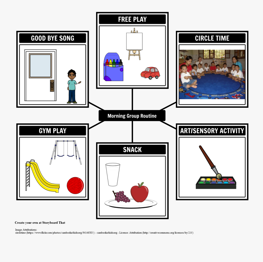 Routine Charts More - مخطط مدرسه للاطفال, Transparent Clipart
