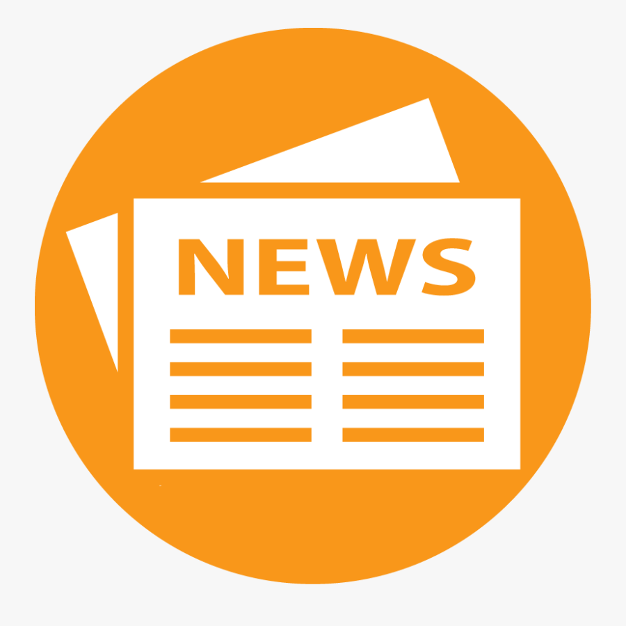 Zhs News And Events - News Icon Png Orange, Transparent Clipart
