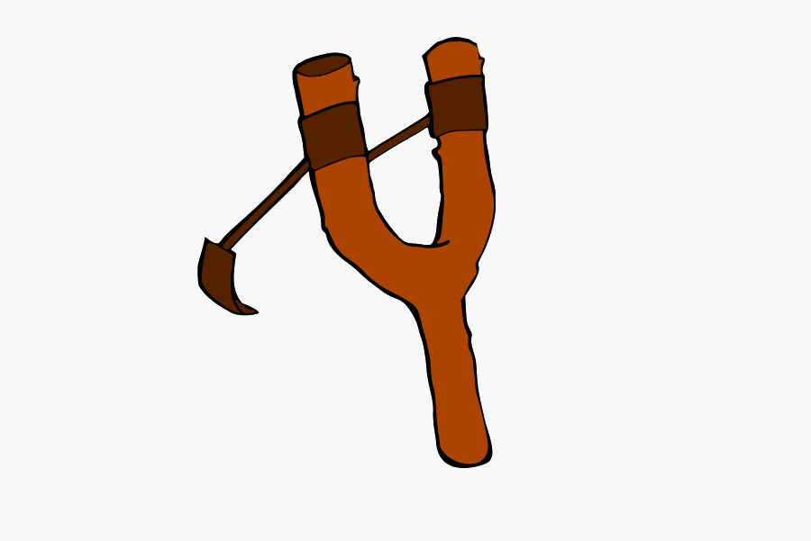 Stone Clipart Slingshot - Angry Birds Slingshot Png, Transparent Clipart