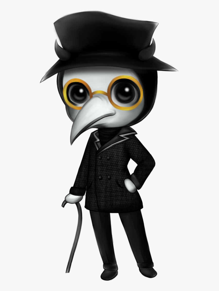 Plague Doctor Png - Cute Animated Plague Doctor, Transparent Clipart