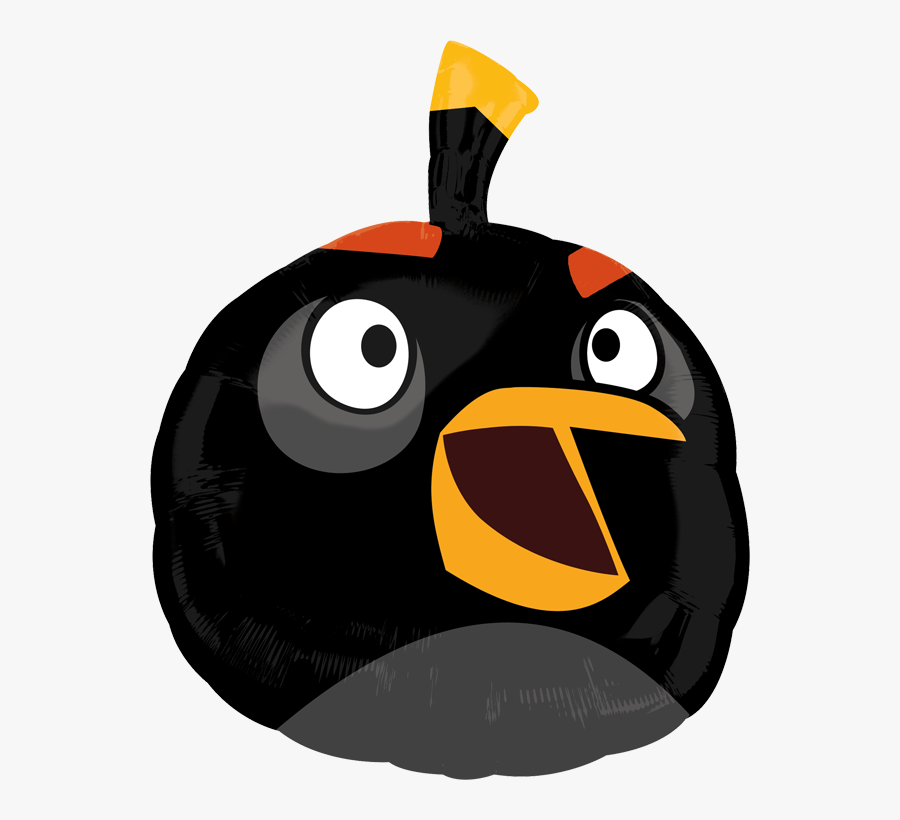 Black Bird Super Shape - Angry Birds Black Bird, Transparent Clipart