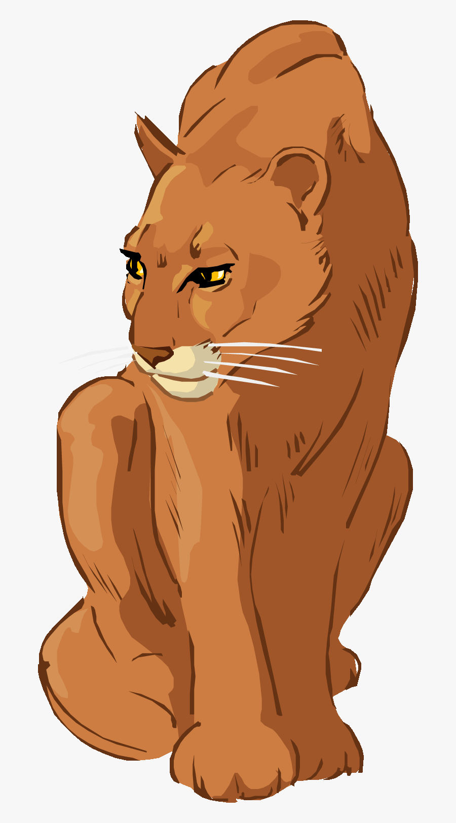 Free Lion Clipart - Lioness Clipart Png, Transparent Clipart
