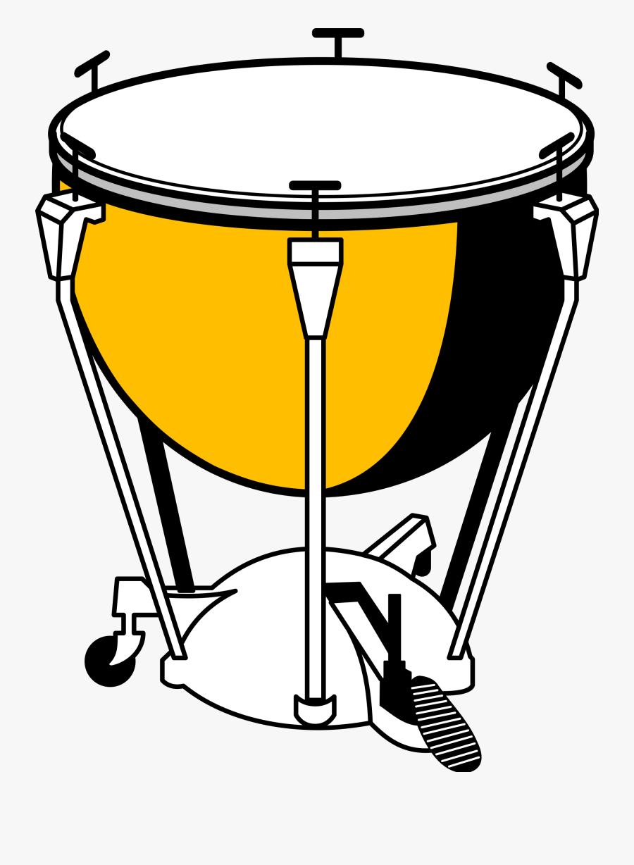 File Timpanni Wikimedia Commons - Percussion Instruments Drawing, Transparent Clipart