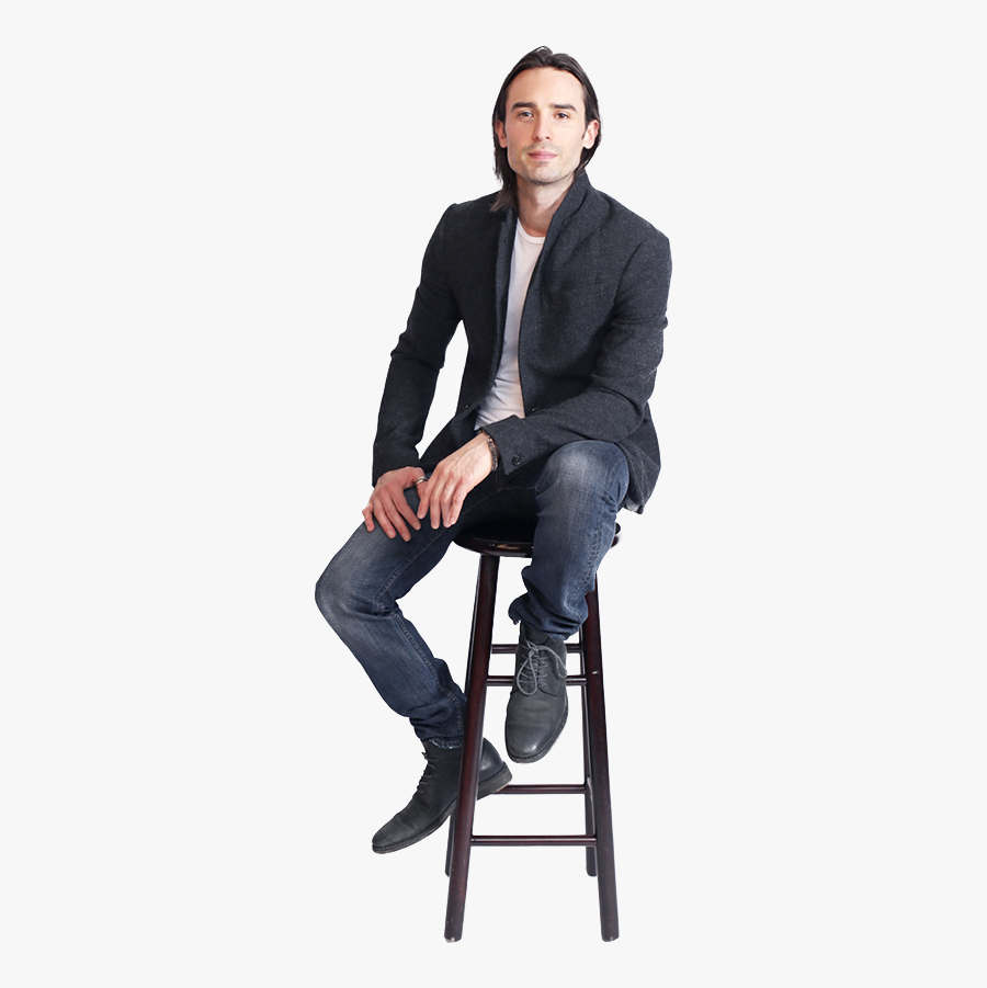 Clip Art Seductive Success Lifestyle Design - Sitting, Transparent Clipart