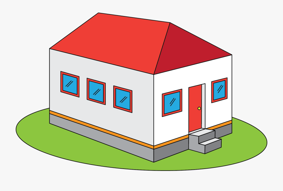 House That Health Built Complete Windows - Staff House Clipart, Transparent Clipart