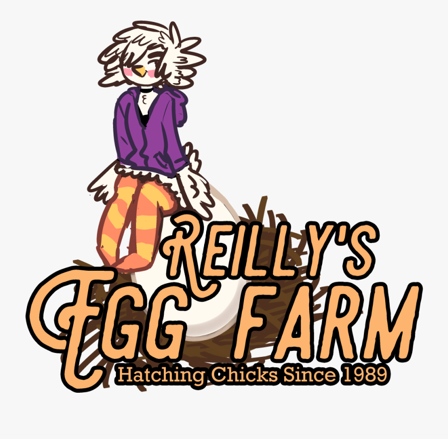 A Drawing Of An Anthropomorphic Chicken Sitting On - Anthropomorphic Chicken, Transparent Clipart