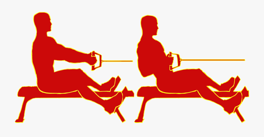 Seated Low Pulley Rows - Remo Bajo En Polea, Transparent Clipart