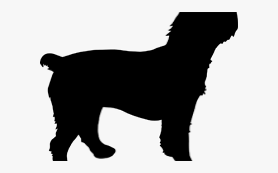 Cocker Spaniel Silhouette, Transparent Clipart