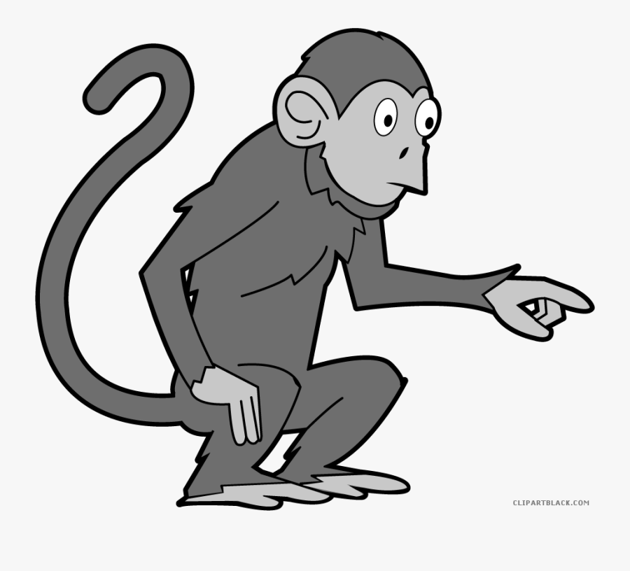 Monkeys Clipart Curiosity - Monkey Clipart, Transparent Clipart