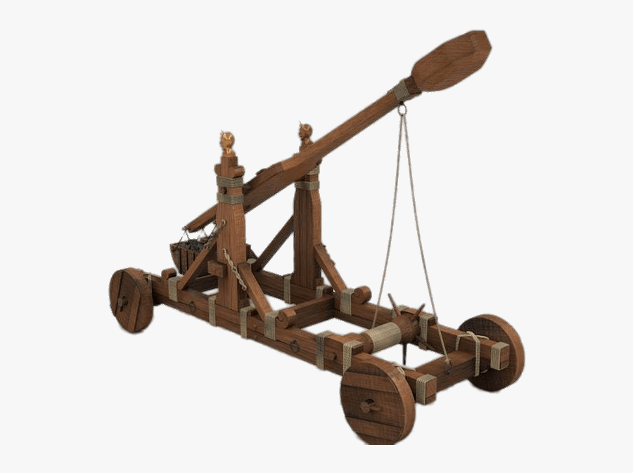 Wooden Ballista Catapult - Ballista Catapult, Transparent Clipart