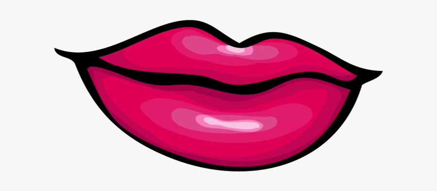 Mouth Clipart Transparent Png - Lips Artoon Drawing, Transparent Clipart