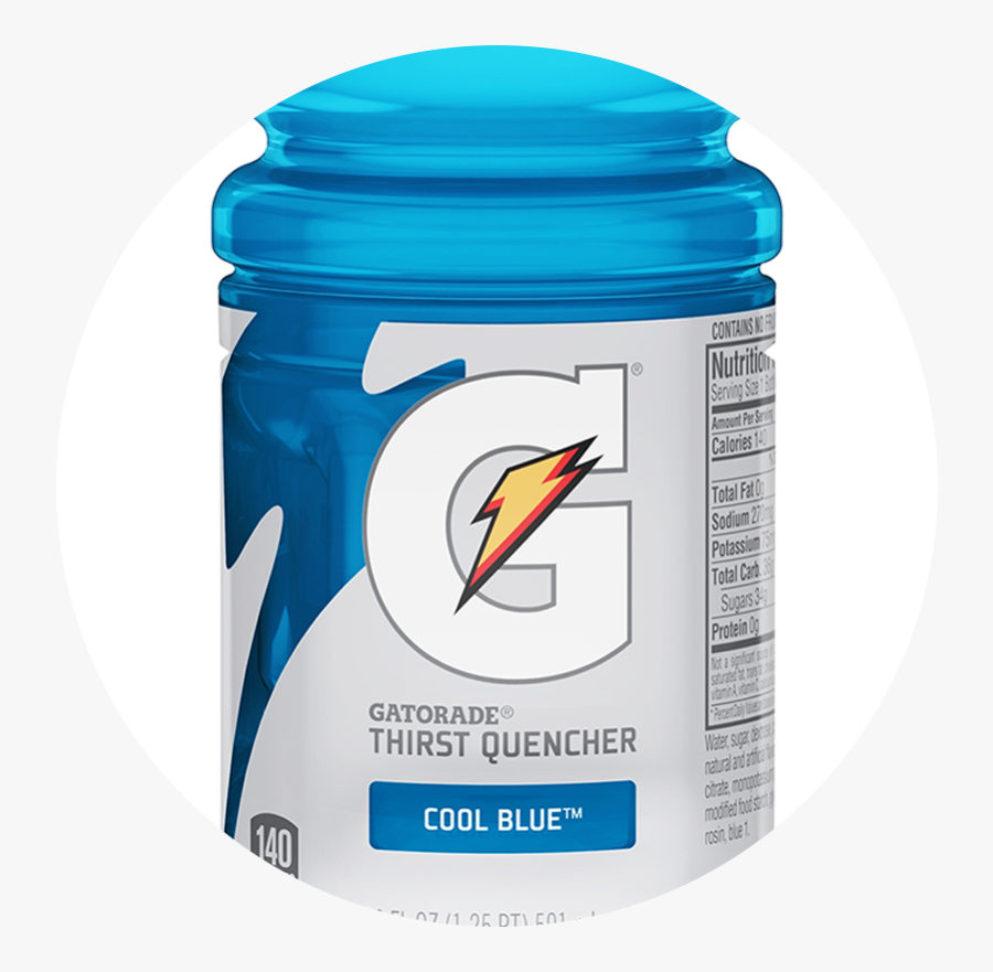 20 Oz Cool Blue Gatorade - Gatorade, Transparent Clipart
