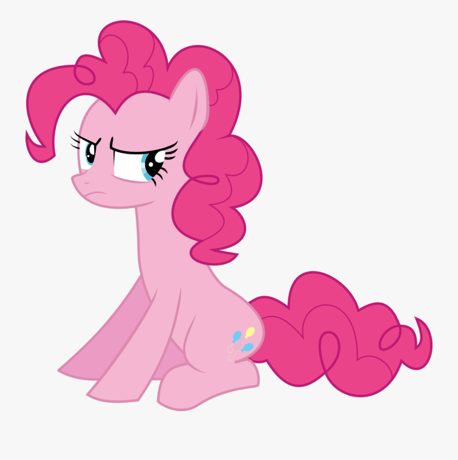Transparent Suspicious Clipart - My Little Pony Pinkie Pie Sitting, Transparent Clipart