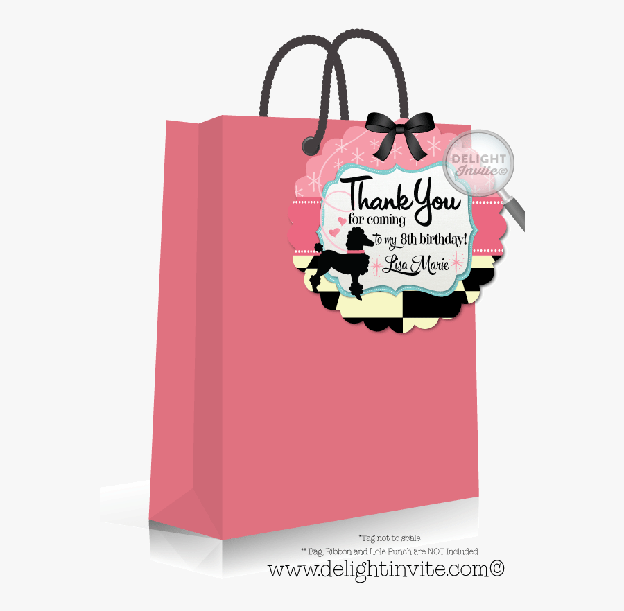 S Custom Birthday - Thank You Tags 1st Birthday, Transparent Clipart