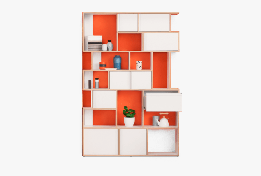 Furniture Clipart Bookshelf - House, Transparent Clipart