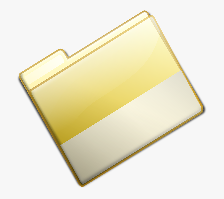 Folder, Office, Booklet, Brochure, Leaflet, Pamphlet - Amber, Transparent Clipart