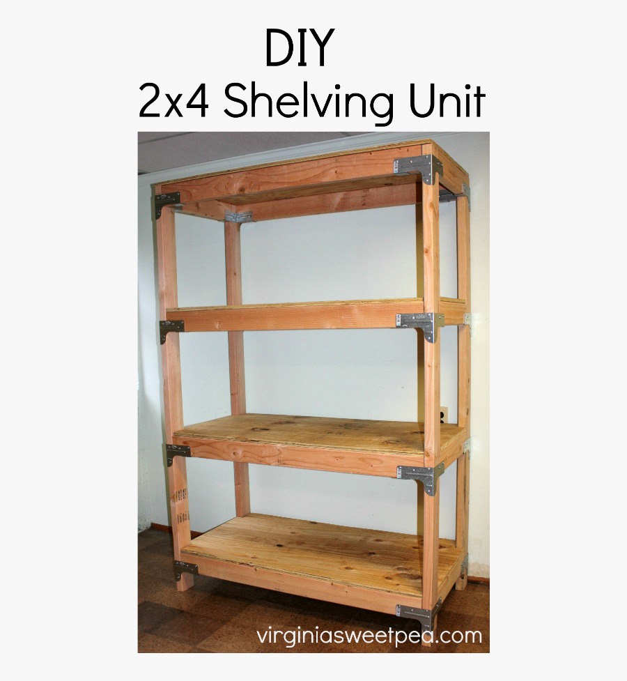 Diy Shelving Unit - Diy Shelving, Transparent Clipart