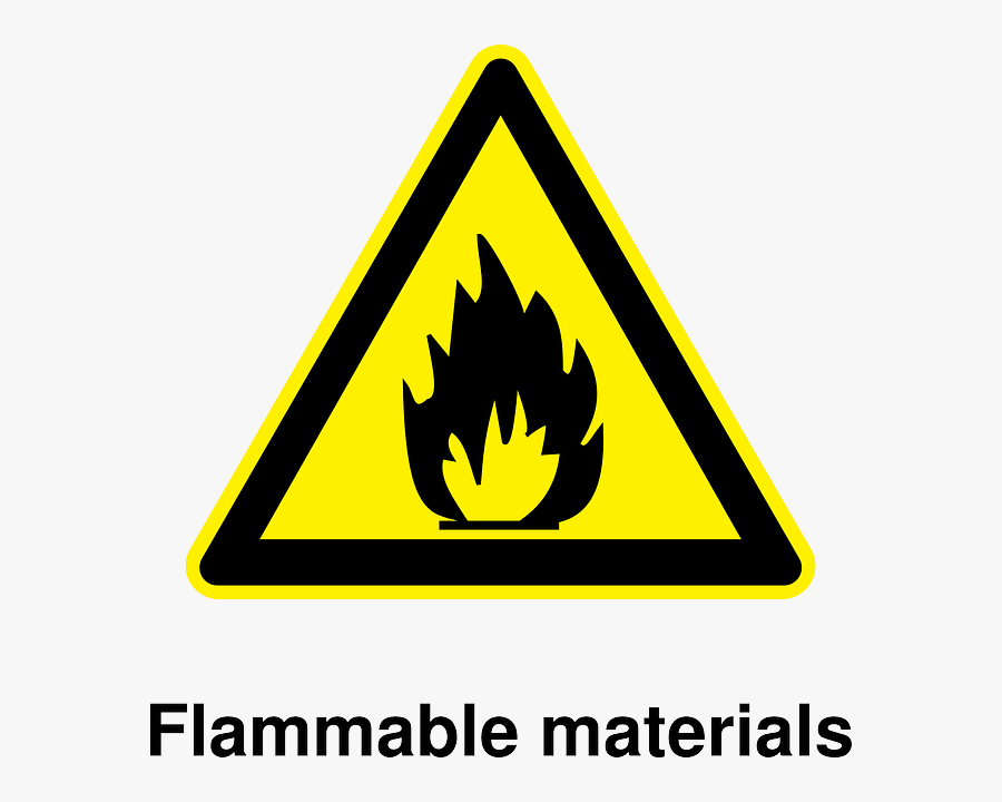 Flammable Vector, Transparent Clipart