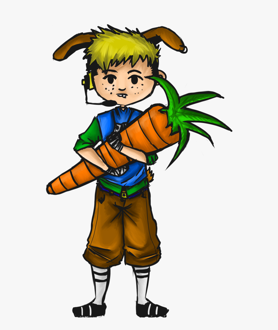 Bunny Scout By The Patriot Eagle - Cartoon, Transparent Clipart