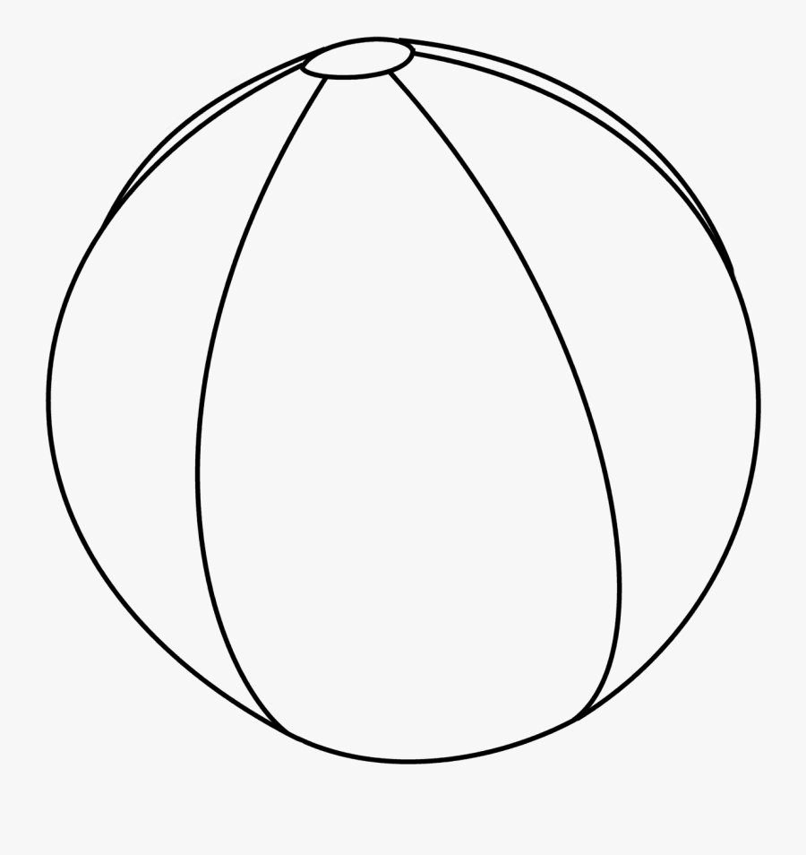 Beach Ball - Circle - Circle, Transparent Clipart