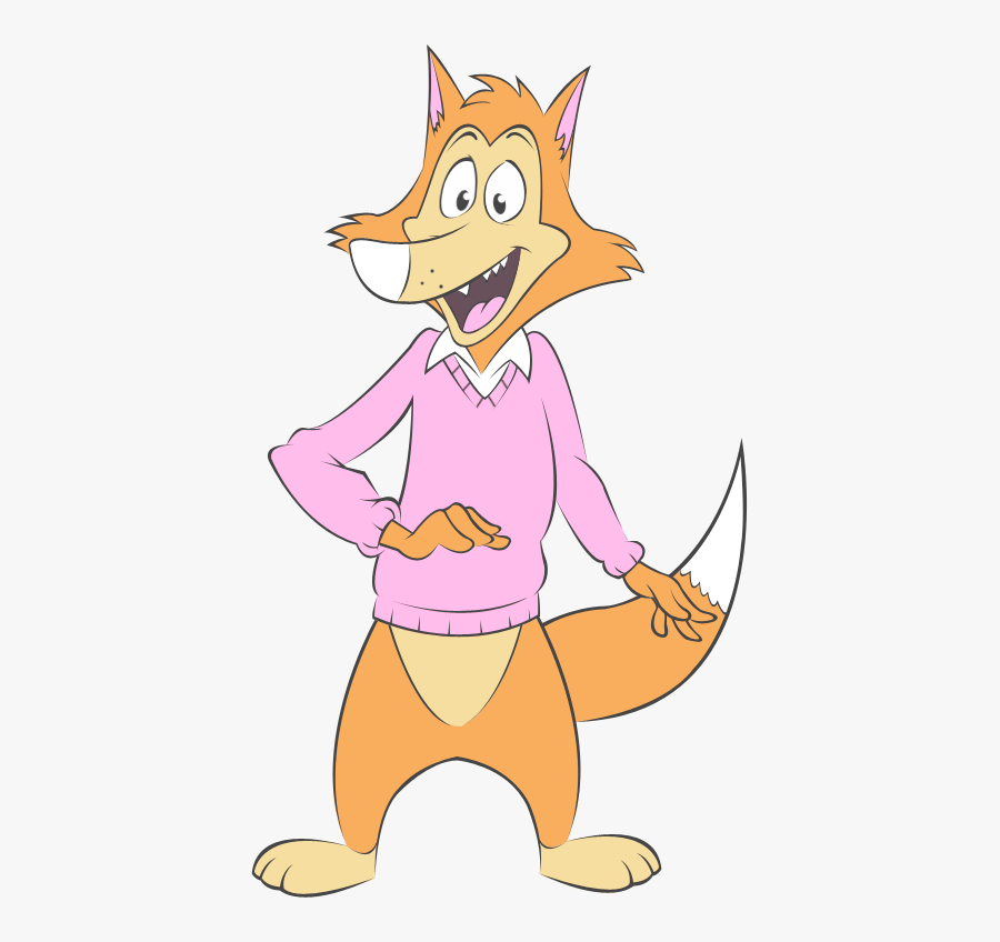 The Big Bad Wolf - Big Bad Wolf Cartoon Transparent, Transparent Clipart