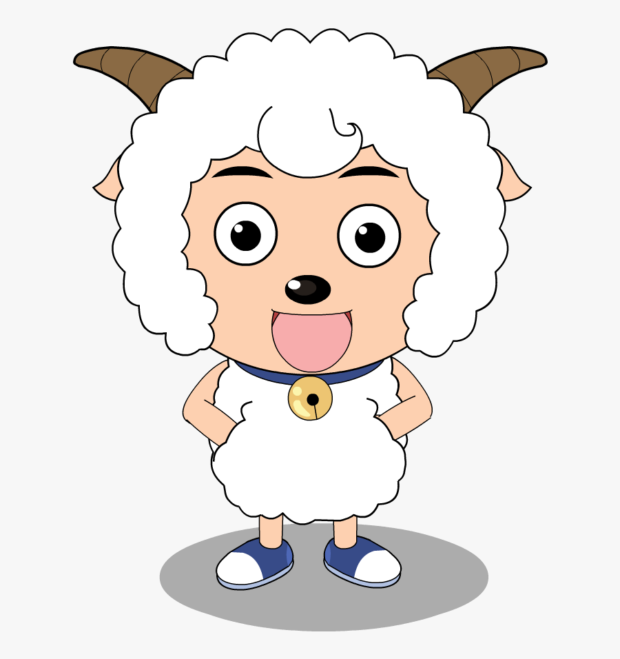 Transparent Style Clipart - Weslie Pleasant Goat And Big Big Wolf, Transparent Clipart