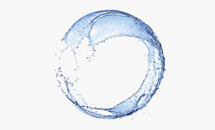 Blue Water Splash Round Flower Png File Hd Clipart - Abtech Industries Logo, Transparent Clipart
