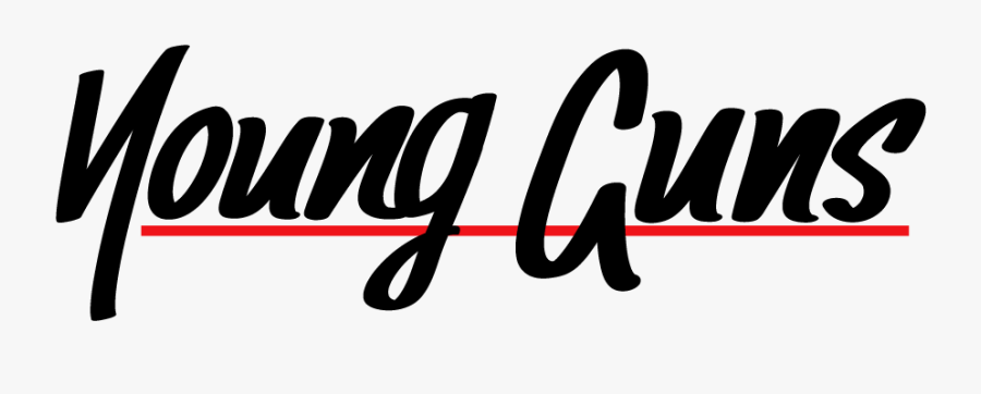 Young Guns - Calligraphy, Transparent Clipart