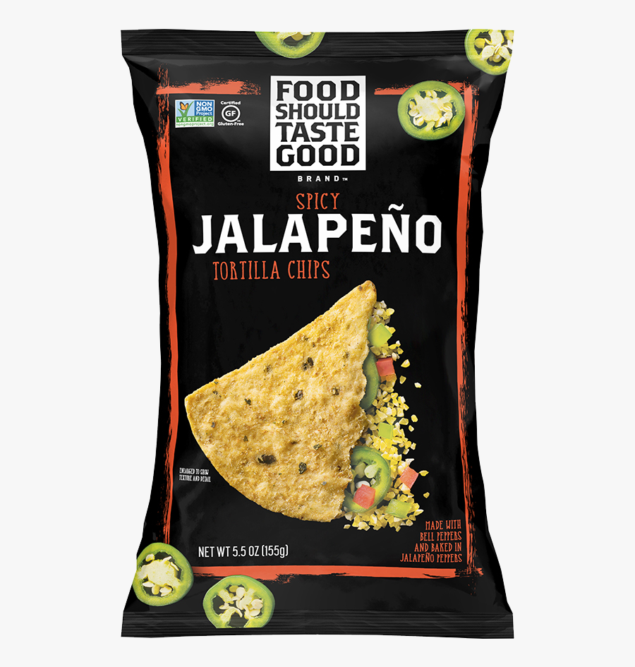 Food Should Taste Good Jalapeno Tortilla Chips, Transparent Clipart