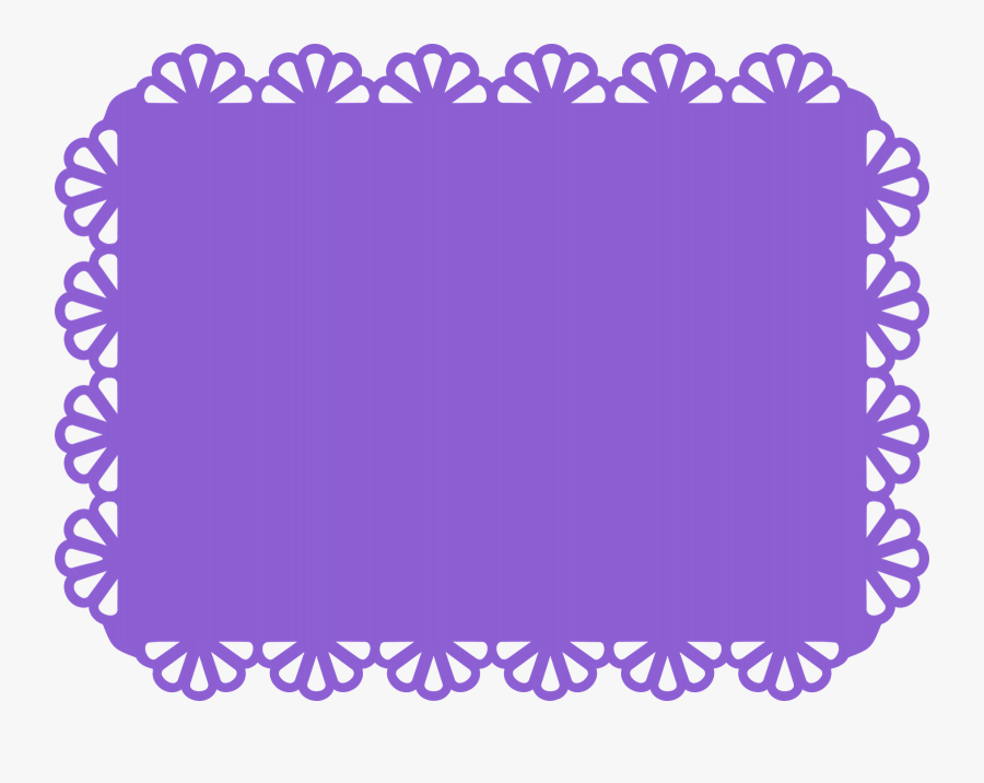 Scalloped Rectangle Frame Clipart - Scalloped Rectangle, Transparent Clipart