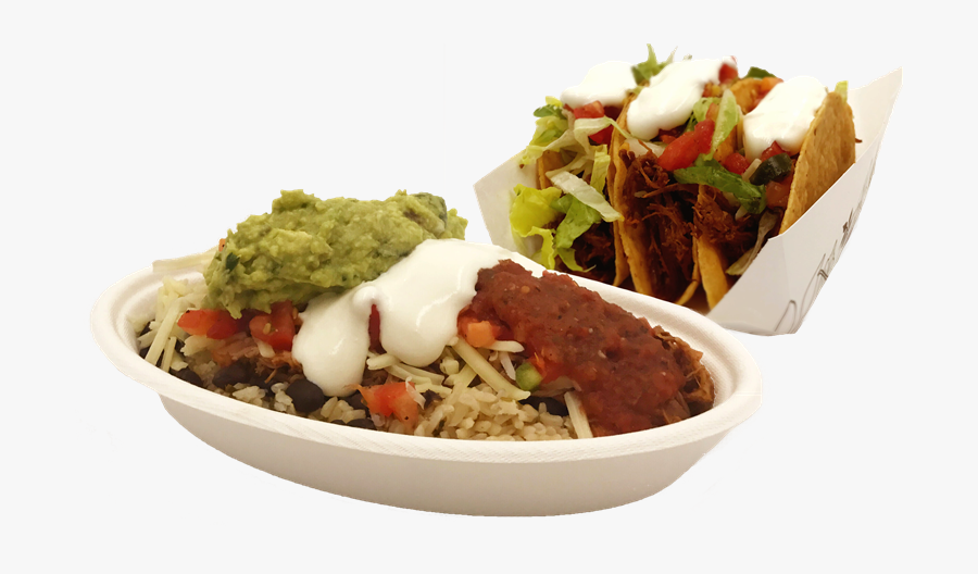 Baja Bowl With Seasoned Rice, Black Beans, Salsa, Cheese, - Korean Taco, Transparent Clipart