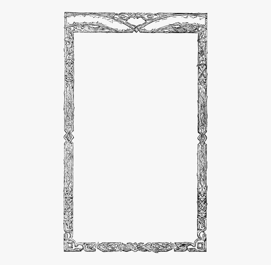 Creepy Frame Png, Transparent Clipart