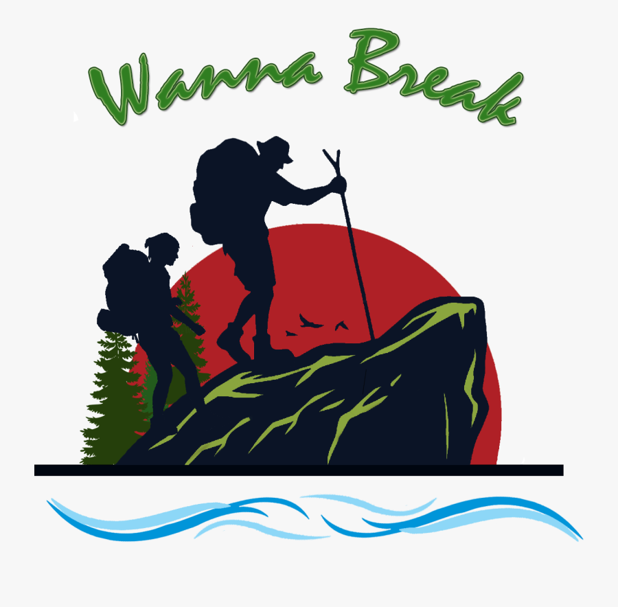 Transparent Girl Hiking Clipart - Hiking, Transparent Clipart