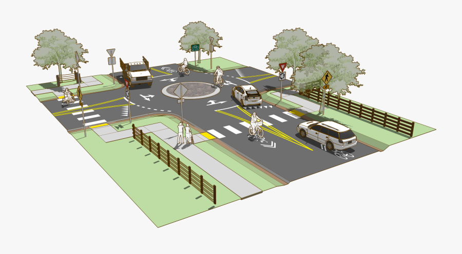 Bike Boulevard, Transparent Clipart