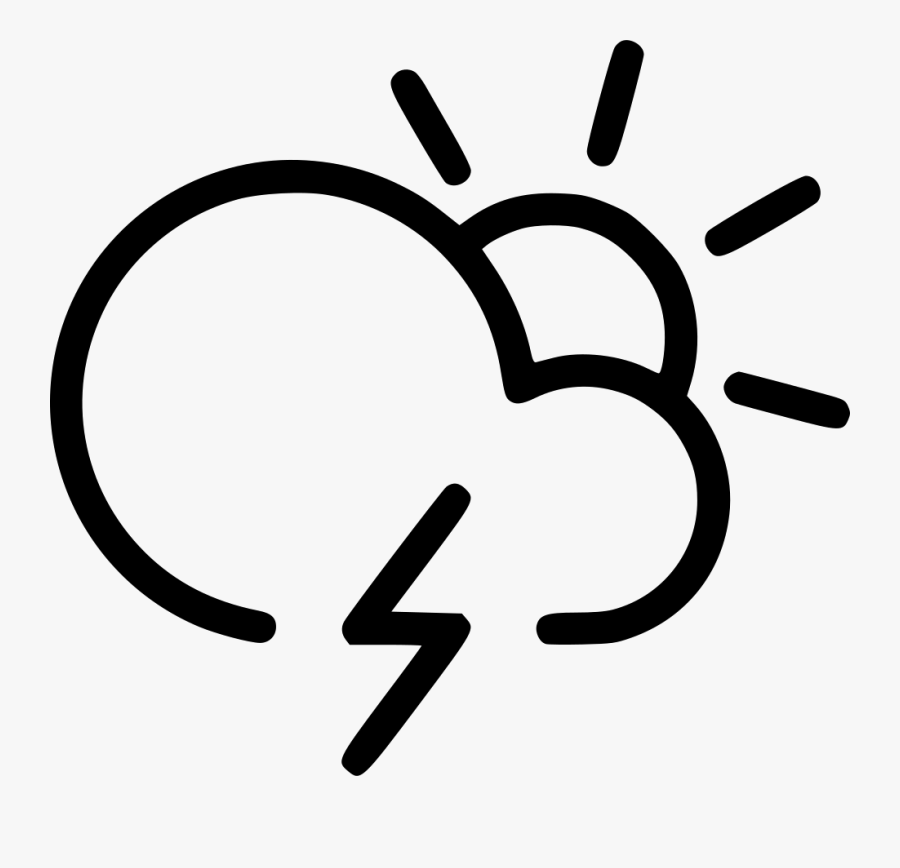 Day Lightning Cloud Sun Comments - Rain Wind Cloud Png, Transparent Clipart