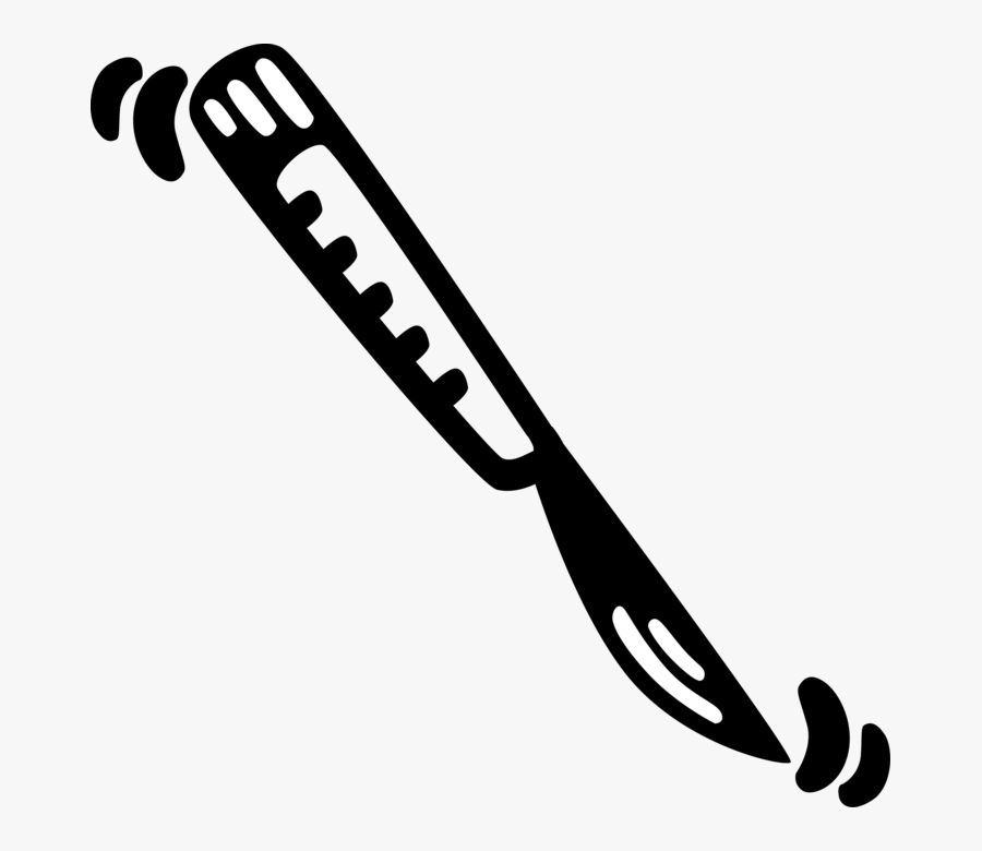 Knife Clipart Surgeon - Clipart Scalpel Transparent Background, Transparent Clipart