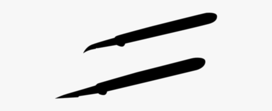 Scalpel Blades Png Transparent Images - Throwing Knife, Transparent Clipart
