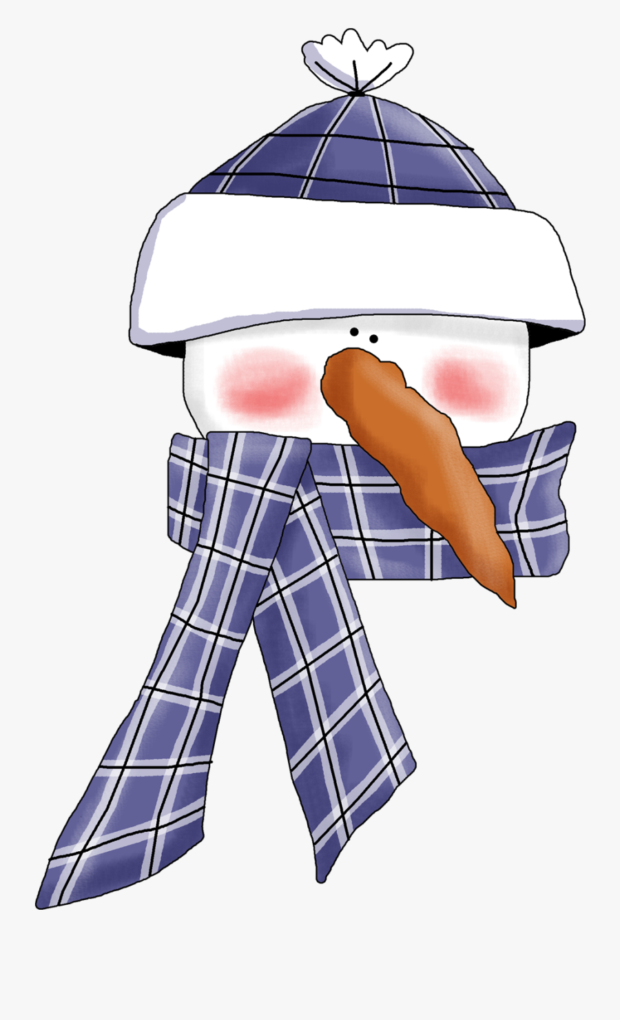 Clipart Snowman Head - Snowman, Transparent Clipart