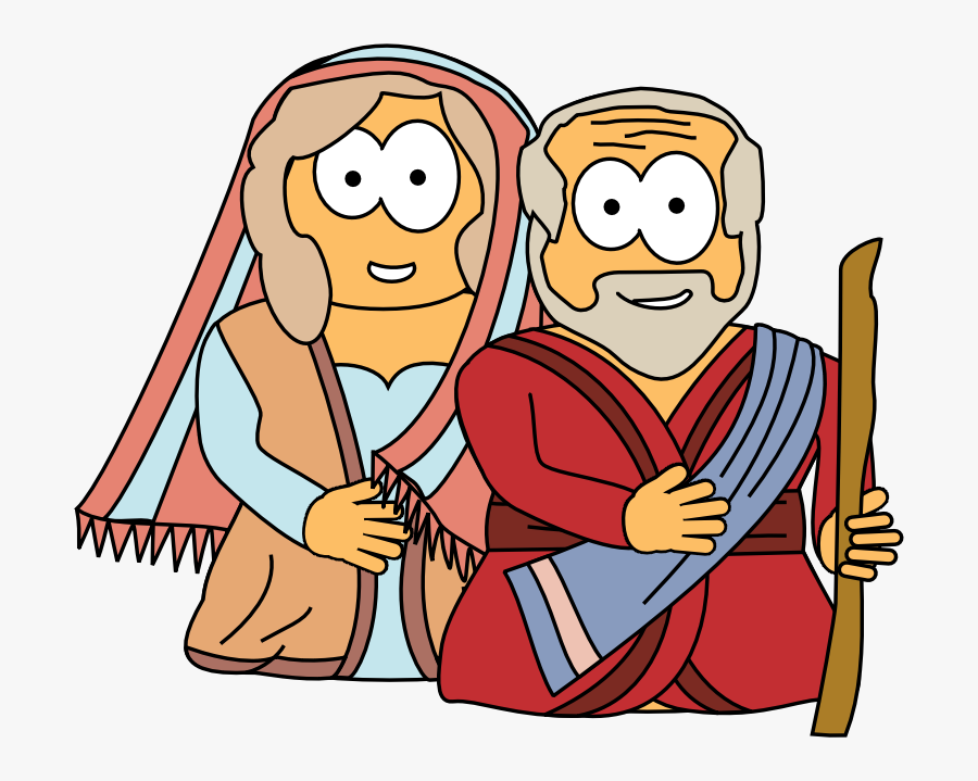 Transparent Temple Clipart - Abraham And Sarah Clipart, Transparent Clipart
