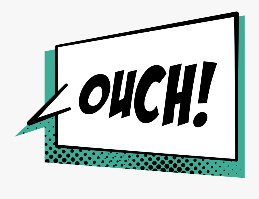 #ouch #ouch # #comic #comics #art #emetcomics #collage - Ouch Comic Png, Transparent Clipart