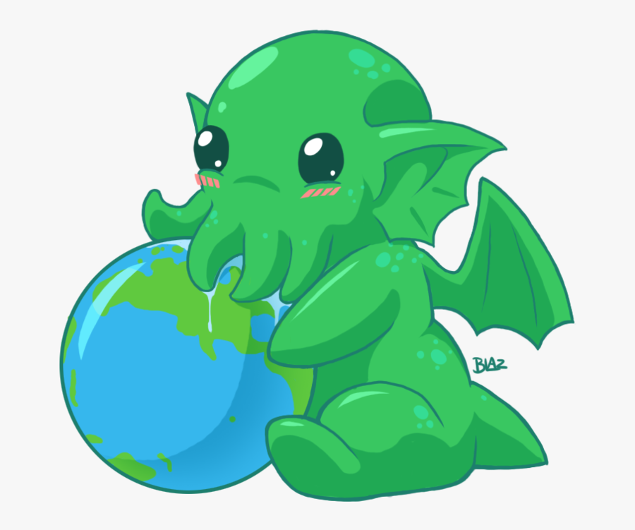Cute Cthulhu, Transparent Clipart
