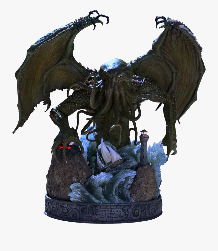 Transparent Cthulhu Clipart - Cthulhu Statue By Pop Culture Shock, Transparent Clipart