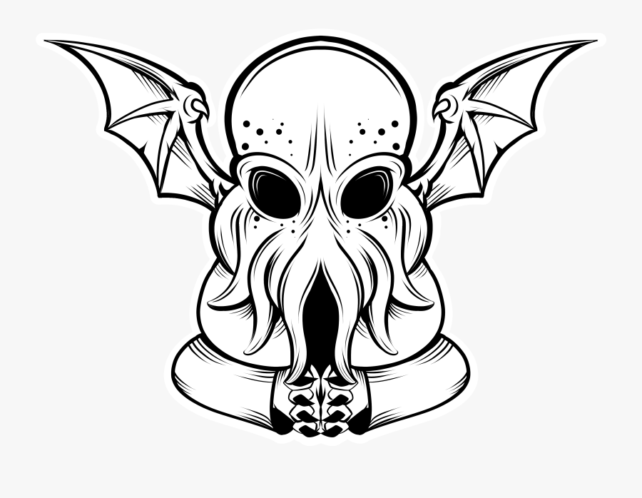 Collection Of Free Cthulhu Drawing Cool Download On, Transparent Clipart