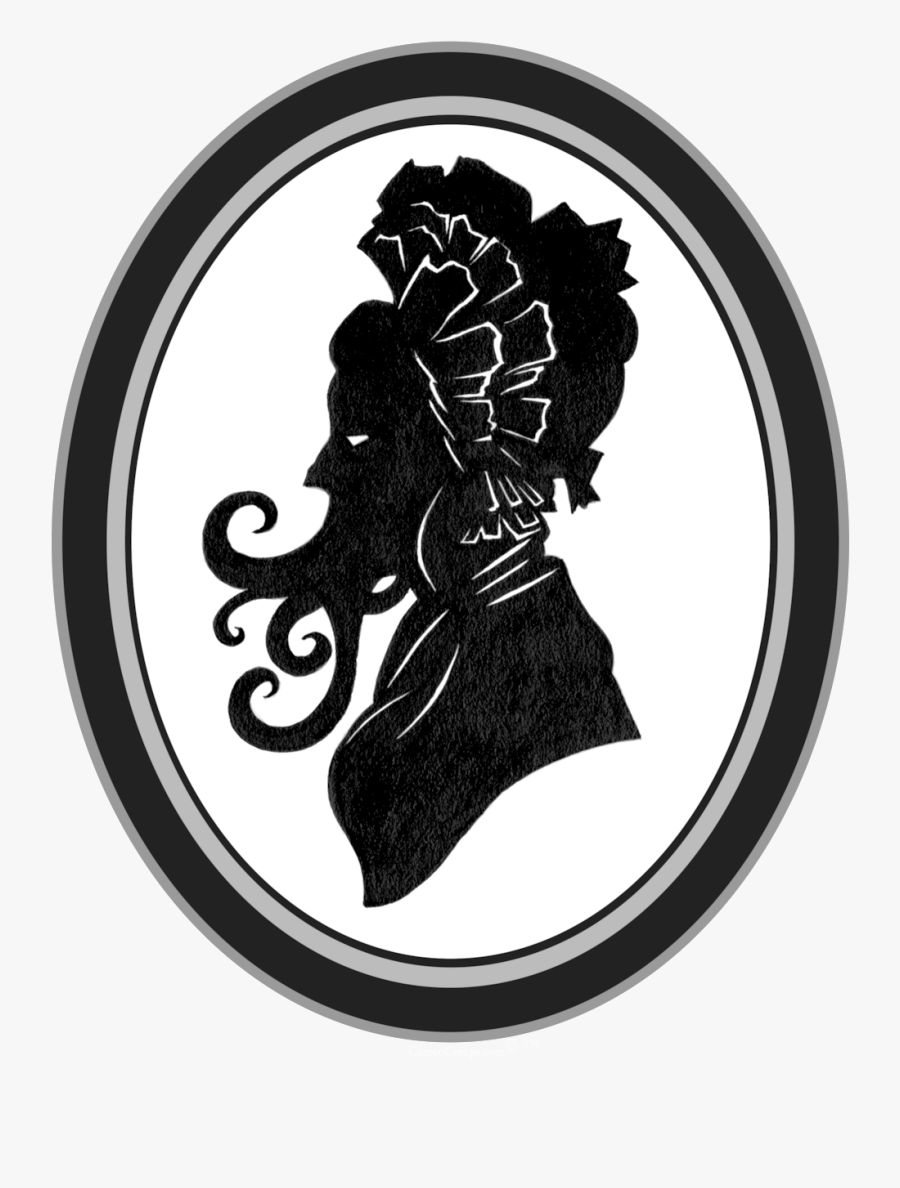 Lady Cthulhu Silhouette Soft Enamel Pin Cameo Creeps - Cthulhu Silhouette, Transparent Clipart