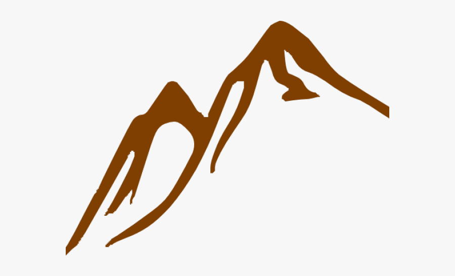 Brown Mountain Clipart, Transparent Clipart