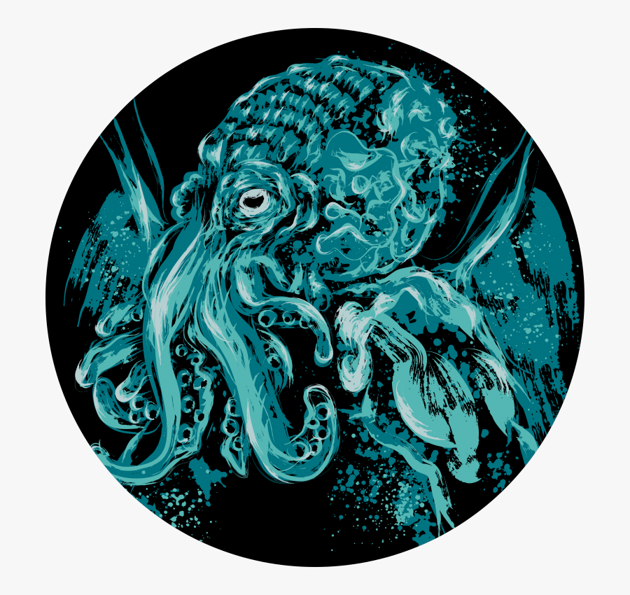 A God Beyound The Sea, Cthulhu, Pop Culture, Hp Lovecraft, - Poster, Transparent Clipart