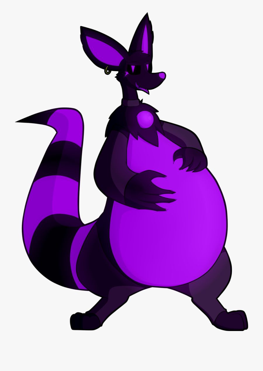 Glowing Purple Fatty - Cartoon, Transparent Clipart