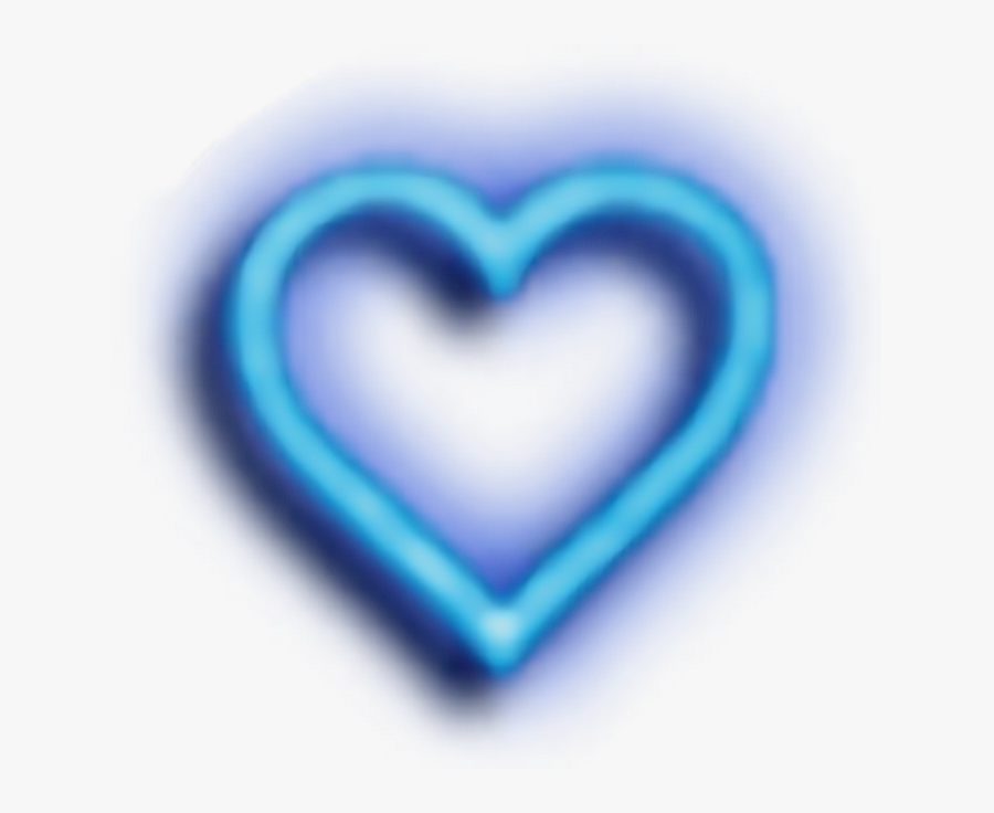 Blueheart Blue Heart Glow Heart - Blue Heart Glow Png, Transparent Clipart