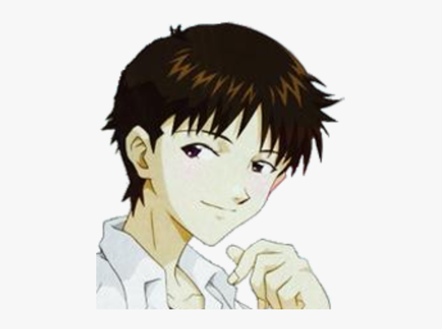 Shinji Ikari Kaworu Nagisa Gendo Ikari Hair Face Facial - Shinji Ikari Png, Transparent Clipart