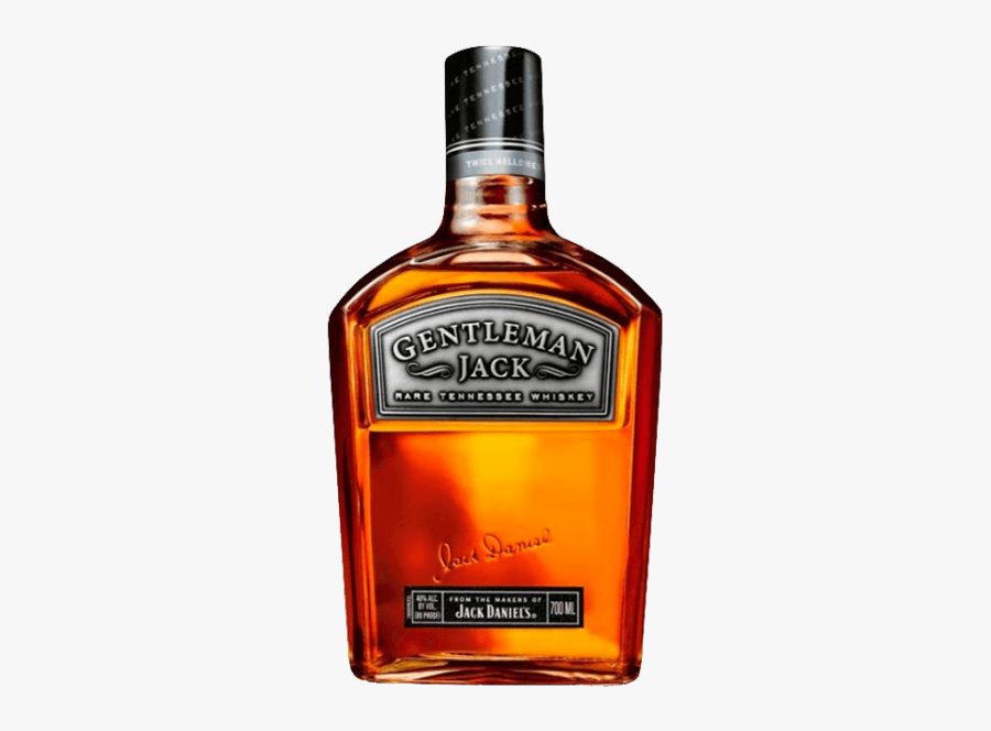 Tennessee Whiskey Distilled Beverage Bourbon Whiskey - Jack Daniel Gentleman Whisky, Transparent Clipart